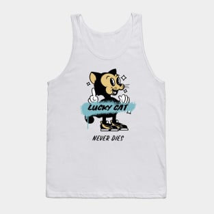 Lucky Cat Never Dies Tank Top